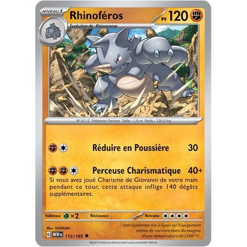 Carte Pokmon - Rhinofros