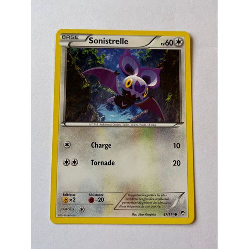 Carte Pokmon Sonistrelle 87/111