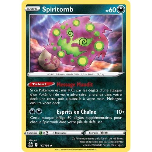 Carte Pokemon - Spiritomb
