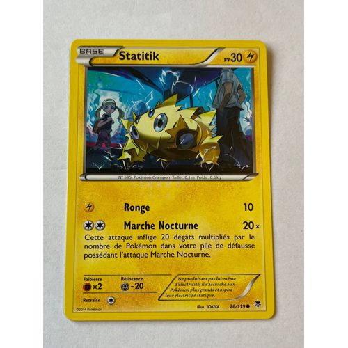 Carte Pokmon Statitik 26/119