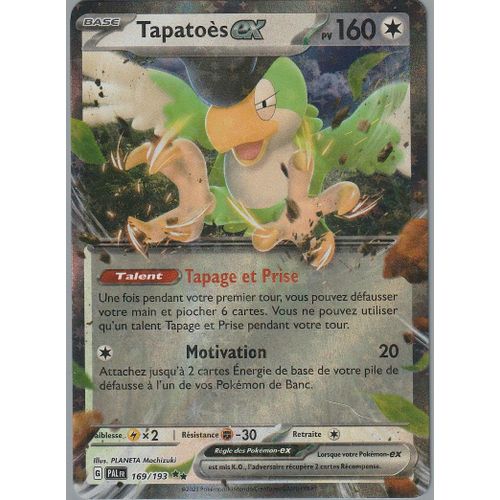 Carte Pokmon - Tapatos Ex