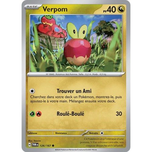 Carte Pokmon - Verpom