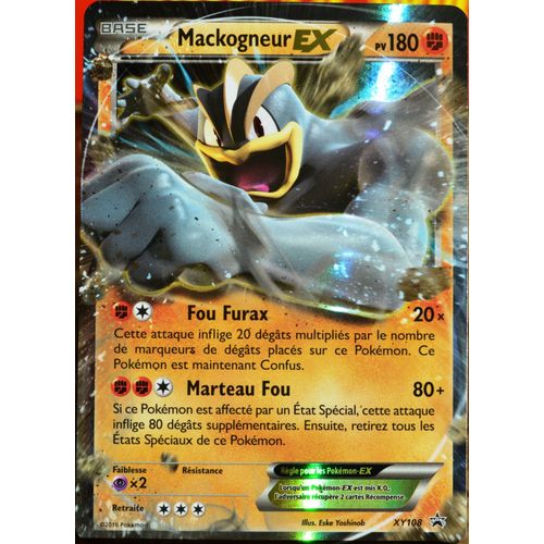 Carte Pokmon Xy108 Mackogneur Ex 180 Pv Srie Promo Neuf Fr