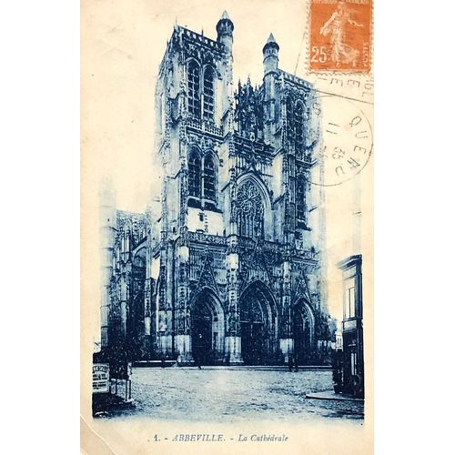 Carte Postale Abbeville, La Cathdrale (Somme,80)