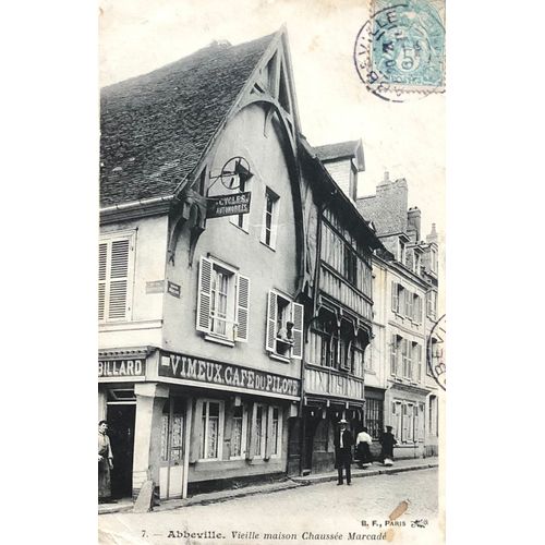 Carte Postale Abbeville, Vielles Maison Chausse Marcad (Somme,80)