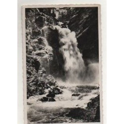 Carte Postale Ancienne Allos - 04 Alpes De Haute Provence - Altitude 1425 M - Cascade Du Chadoulin