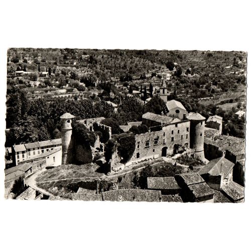 Carte Postale Ancienne - Callian (Var). Vue Gnrale, Le Chteau Fodal.