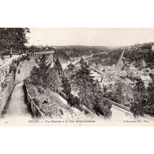 Carte Postale Ancienne  - Dinan - Vue Gnrale Et La Tour Sainte Catherine