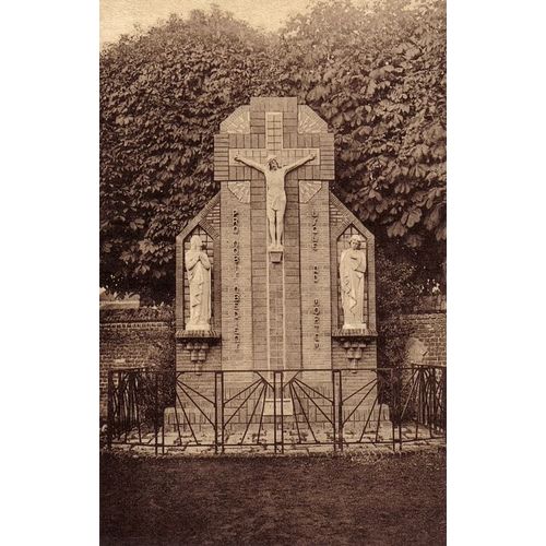 Carte Postale Ancienne, France, Nord ( 59 ), Hazebrouck, Petit Sminaire, Le Calvaire - Oblitration Du 01/12/1938