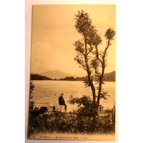 Carte Postale Ancienne Isere Laffrey Au Bord Du Lac Mort