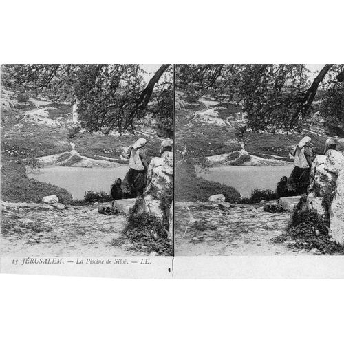 Carte Postale Ancienne N 15 Jerusalem - La Piscine De Siloe Editions Ll