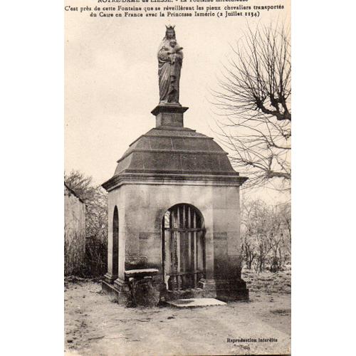 Carte Postale Ancienne  - Notre Dame De Liesse - La Fontaine Miraculeuse