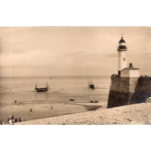 Carte Postale Ancienne - Theme Phares -N3807 Le Treport -79 - Seine Maritime - Maree Basse - Non Ecrite- Photo Veritable- Editions A. Terrier