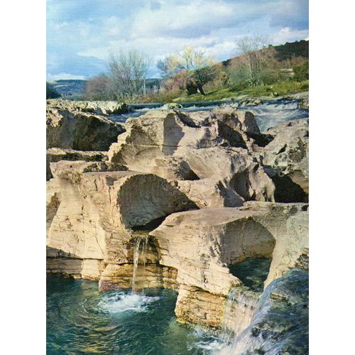 Carte Postale Couleur -La Roque Sur Ceze - Gard - La Ceze Au Sautadet - Les Marmites De Geants -Editions Combier