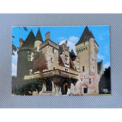 Carte Postale Cpa Josephine Baker.Chteau Des Milandes. Xv Sicle. Ancienne Demeure De Josphine Baker. Chteau De Dordogne. Nouvelle-Aquitaine.