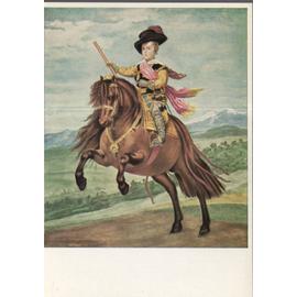 CARTE POSTALE d&#39;une Reproduction d&#39;un tableau de VELASQUEZ : &quot;Don Balthazar  Carlos à cheval&quot; (Musée du Prado, Madrid) | Rakuten
