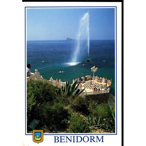 Carte Postale De Benidorm  (Espagne)  Belvdre Du Chteau