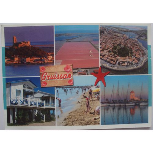 Carte Postale De Gruissan ( Aude ) 6 Vues .