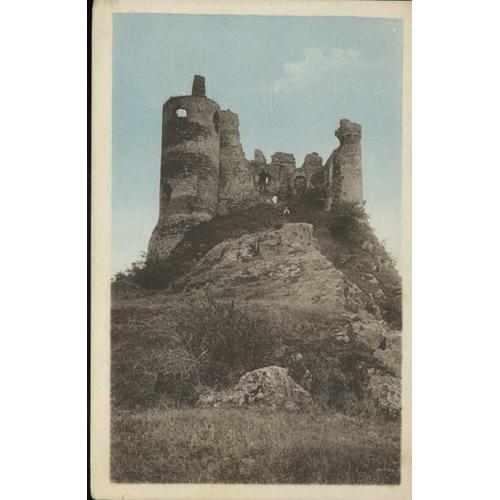 Carte Postale De Saint-Rmy De Blot (Puy De Dme) Ruines De Chteau-Rocher