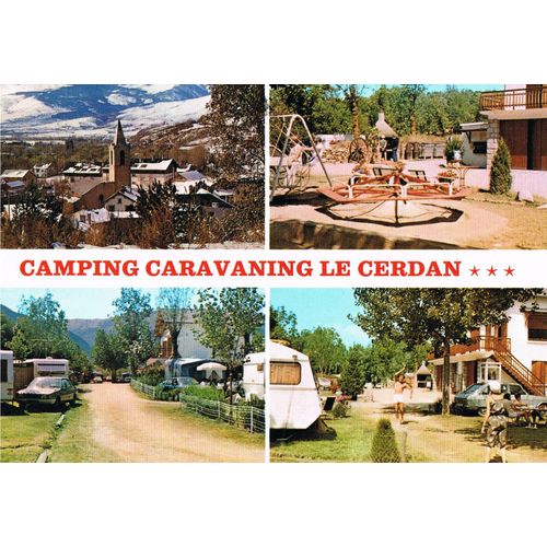Carte Postale, France, Pyrnes Orientales ( 66 ), Saillagouse, Camping 