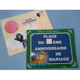 Carte Postale Geante Plaque Rue Diplome Place Du Eme Anniversaire De Mariage Calimero Enveloppe Rakuten