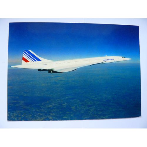Carte Postale Grand Format (21x15cms) Du Concorde Avec, Au Dos Timbre  De P A 50 :Cinquantenaire De La Traverse De L'atlantique Nord Et De La Disparition De Nungesser Et Coli (1927)