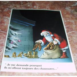 Carte Postale Humoristique De Pere Noel Rakuten