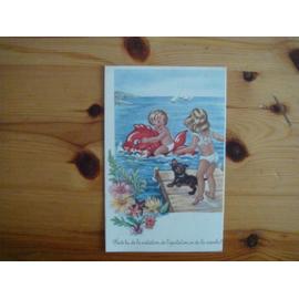 Carte Postale Humour Plage Enfants Carte Postale Rakuten