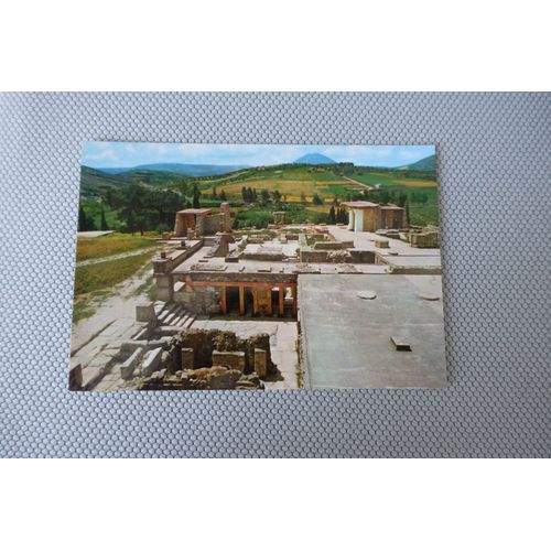 Carte Postale Ile Crete. Heraklion. Temple De Knossos. Vue Gnrale. Cp Grce