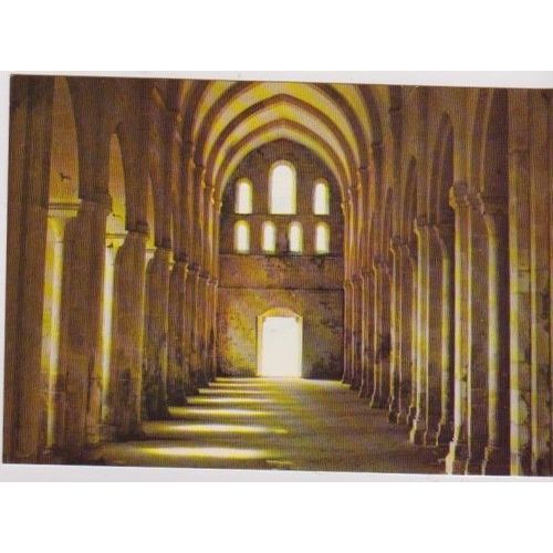 Carte Postale Intrieur De L' Abbaye Cisterienne De Fontenay (21) -Consacre En 1147 Par Le Pape Eugene Iii En Prsence Se Saint Bernard Et De L'vque De Normwich
