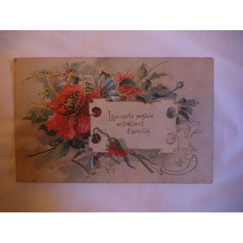 Carte Postale Intitule 