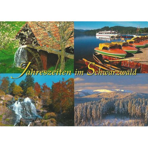 Carte Postale Jahreszeiten Im Schwarzwald
