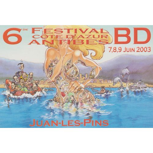 Carte Postale Maester Festival Bd Antibes Juan-Les-Pins 2003 (Soeur Marie-Thrse Des Batignolles
