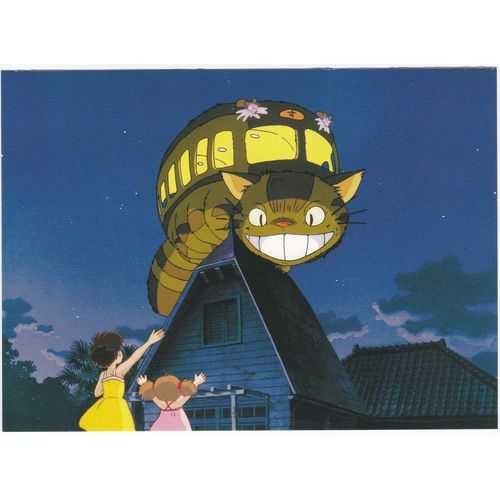 Carte Postale - Mon Voisin Totoro / My Neighbor Totoro / Tonari No Totoro (Miyazaki, Studio Ghibli)