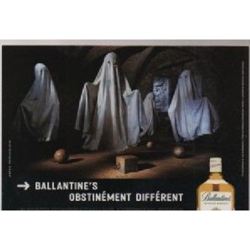 Carte Postale Theme Boissons - Ballantine'S Obstinement Different