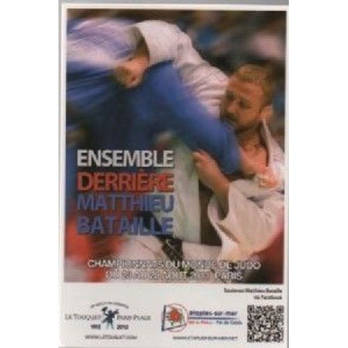 Carte Postale Theme Sports Loisirs - Ensemble Derriere Mathieu Bataille - Champioinnats Du Monde De Judo Du 23 Au 28 Aout 2011 Paris