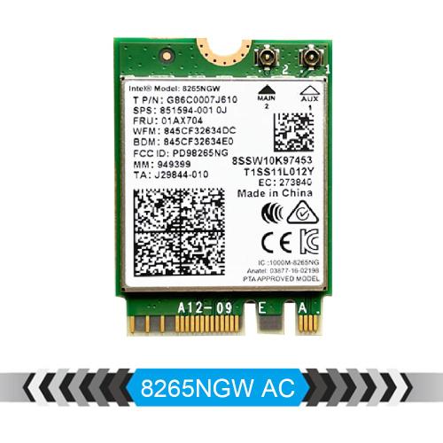 Carte rseau sans fil 2.4/5G, compatible Bluetooth 4.2, double bande, Module NGFF M2, accessoires