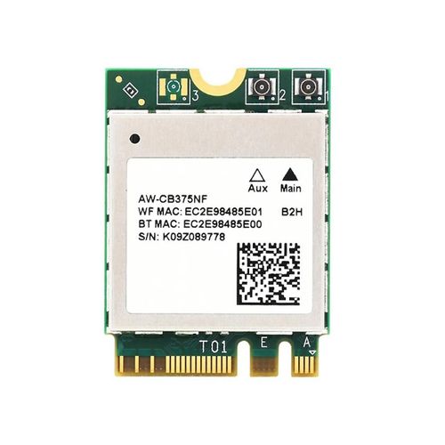 Carte rseau sans fil bi-bande AW-CB375NF, carte WiFi bibande 2,4G/5 GHz, noyau RTL8822CE-CG, Bluetooth5.0, prend en charge BLE NX