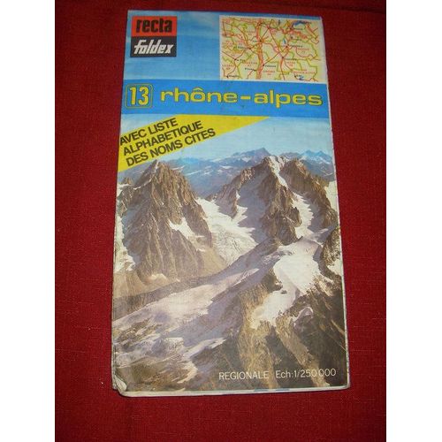 Carte Routiere  N 13 : Rhne Alpes