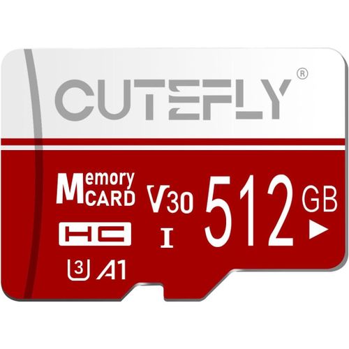 Carte Sd, Carte Micro Sd 512go Vitesse leve Carte Memoire Ultra- Hd Sd Card Grande Capacit Carte Sd 512go Pour Drone, Dash Cam, Camra De Sport, Camra De Surveillance, Smartpho[Sdc630281]