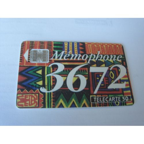 Carte Tlphone - 3672 - Mmophone - 05/93 - 50 U