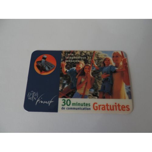 Carte Tlphone - Kertel - Finaref - 30 Mn De Communication Gratuites 