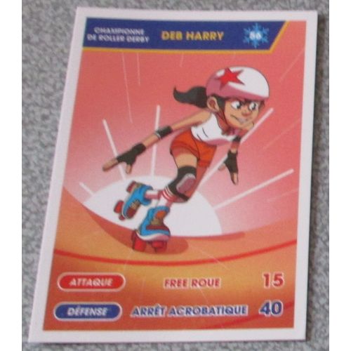 Carte Tour Du Monde Des Sports (Pitch - Brioche Pasquier) : Deb Harry - Championne De Roller Derby - N56