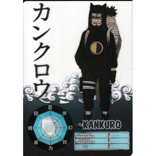 Carte Ultra Cards Panini Naruto Kankuro 73 / 100