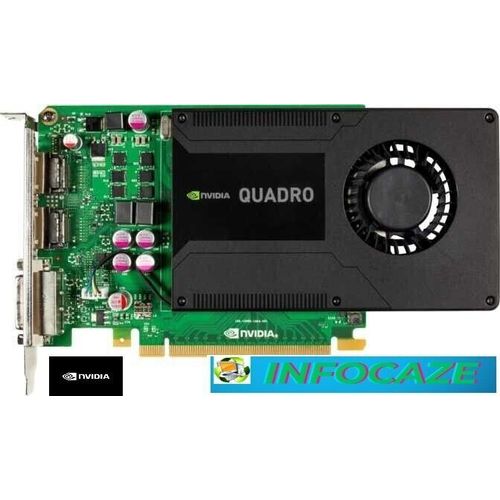 Carte vido NVIDIA QUADRO K2000 (2X DP) + 1 DVI 2 GB GDDR5