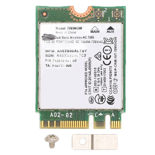 Carte Wifi pour ordinateur portable, 1200Mbps, haute vitesse, 2.4G, 5G, double bande, Bluetooth 4.2, AC NGFF, carte réseau, Module sans fil
