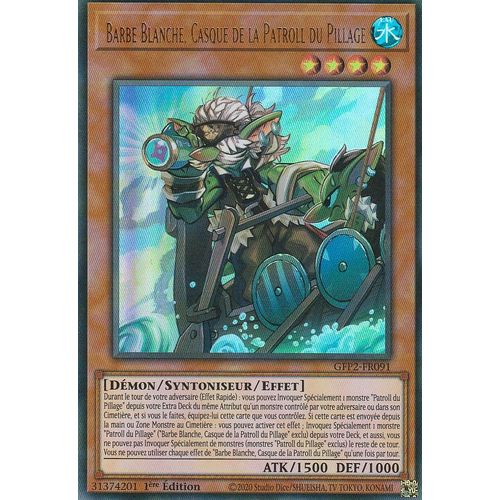 Carte YuGiOh Barbe Blanche Casque De La Patroll Du pillage gfp2