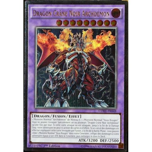 Carte Yu-Gi-Oh Core-Fr048-Ul Dragon Crne Noir Archdmon Neuf Fr