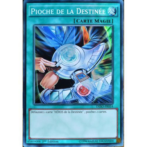 Carte Yu-Gi-Oh Deso-Fr014 Pioche De La Destine Super Rare Neuf Fr