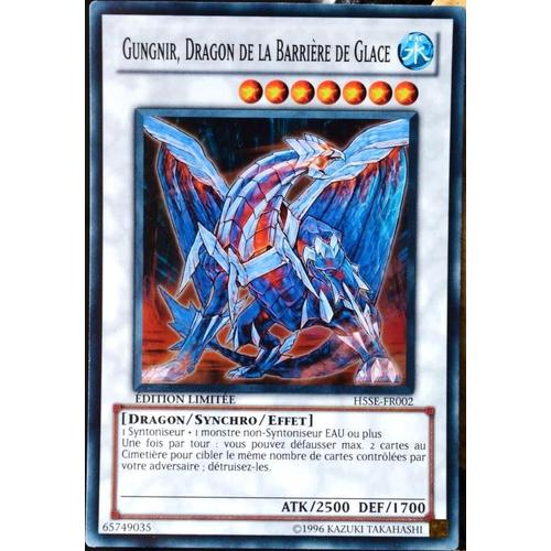 Carte Yu Gi Oh H5se Fr002 Gungnir Dragon De La Barrière De Glace Neuf Fr Rakuten